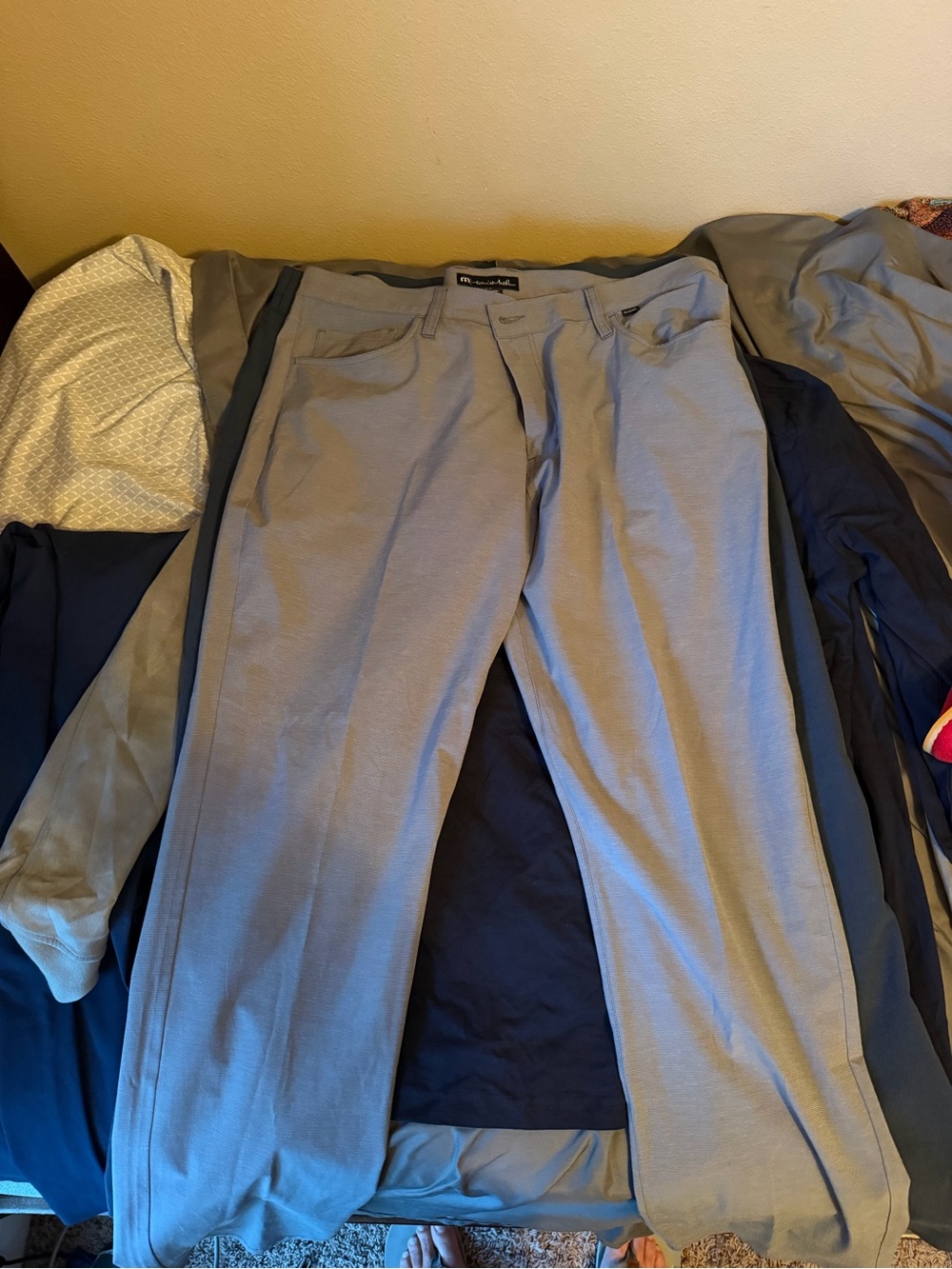 Travis Mathew Light Gray Men's Chinos